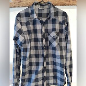 DAKINE - Heavyweight Checked Plaid Mens Md. Flannel Shirt